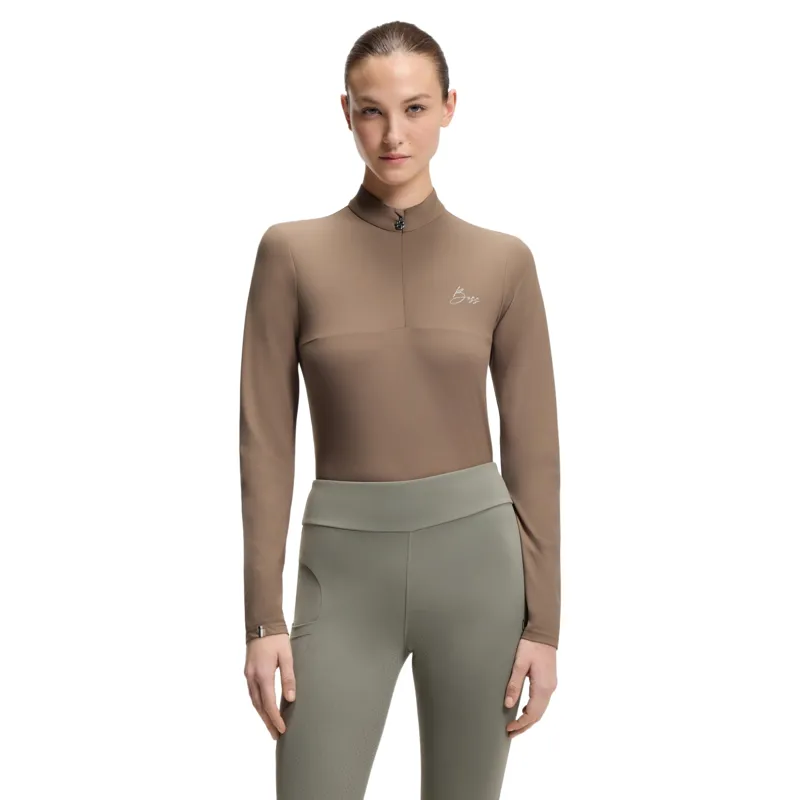 BOSS Equestrian Minou Women's Training Shirt - Walnut