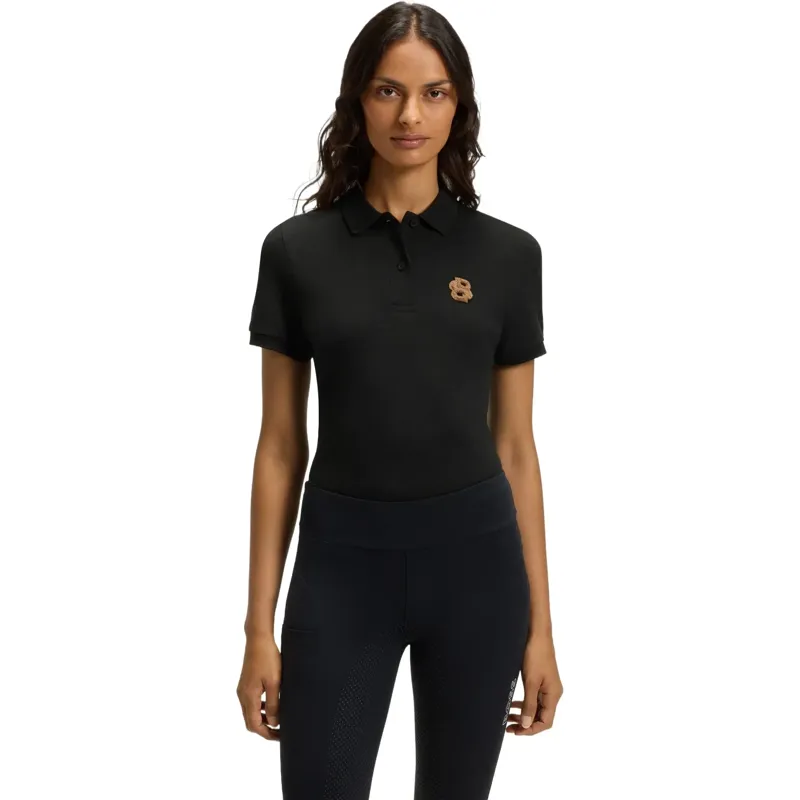 BOSS Equestrian Mona Womens Polo - Black