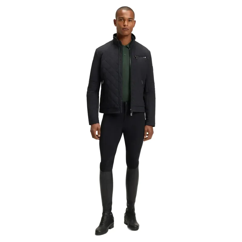 BOSS Equestrian Paul Men's Patch Polo Shirt - Pine Grove-5