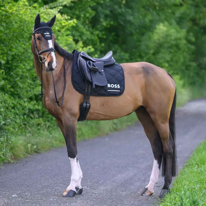 BOSS Equestrian Cambridge Dressage Saddle Pad - Black-3