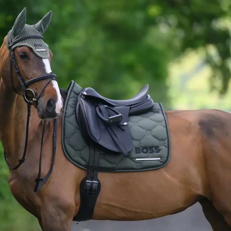 BOSS Equestrian Cambridge Dressage Saddle Pad - Pine Grove-2