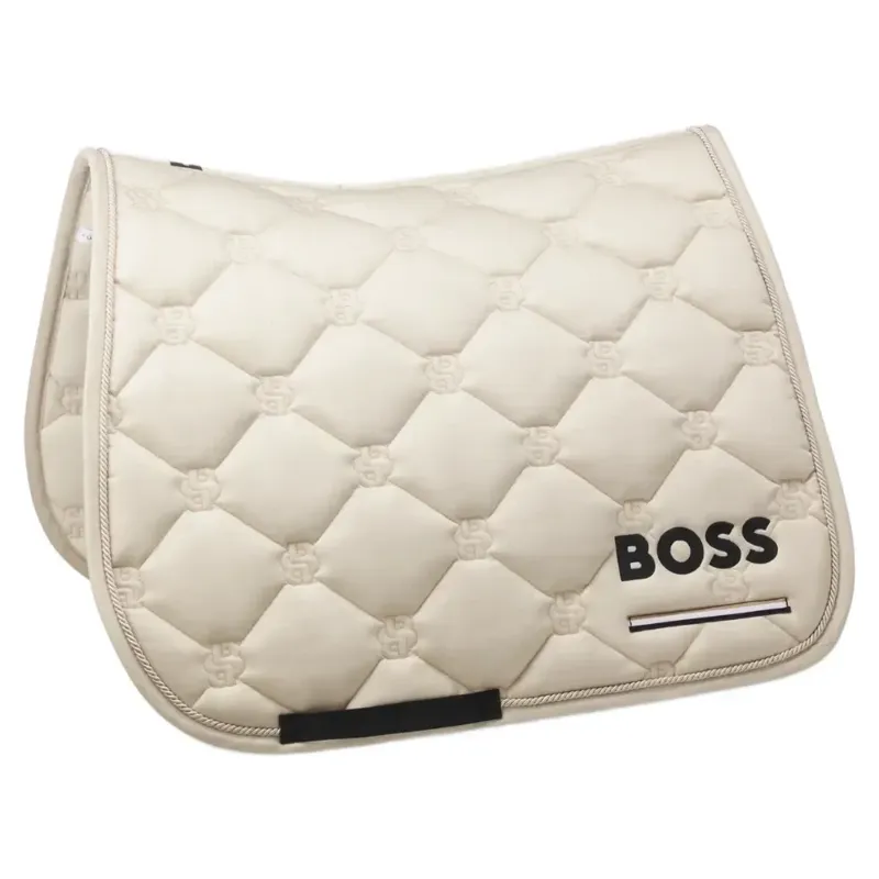 BOSS Equestrian Cambridge Dressage Saddle Pad - Pumice