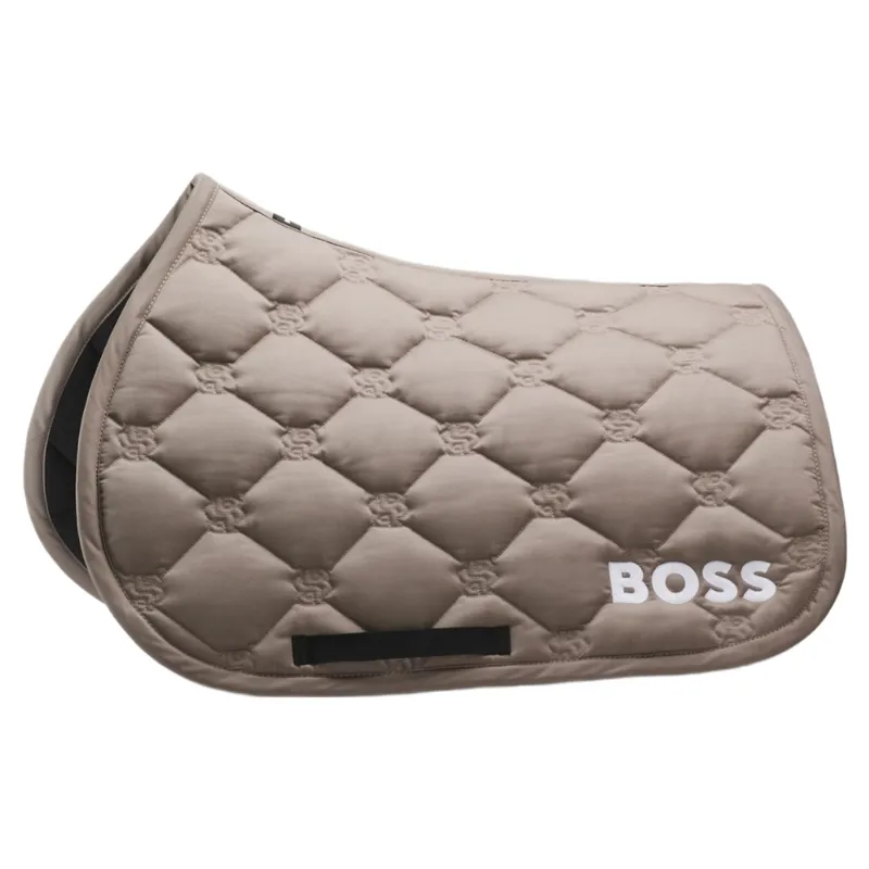 BOSS Equestrian Hampton Jump Saddle Pad - Walnut