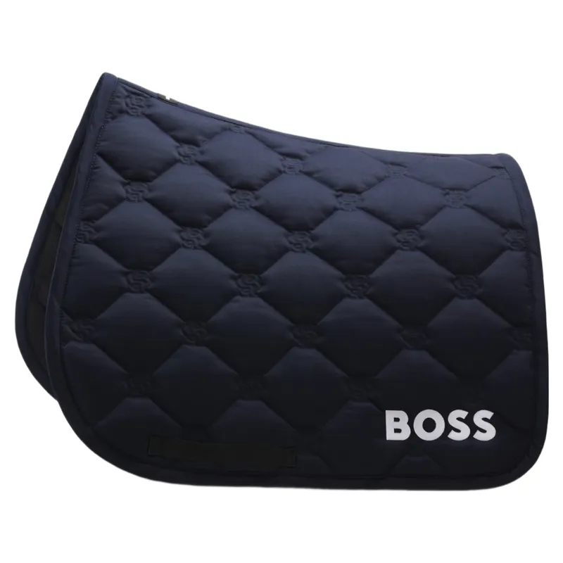 BOSS Equestrian Long Island Dressage Saddle Pad - Sky Captain