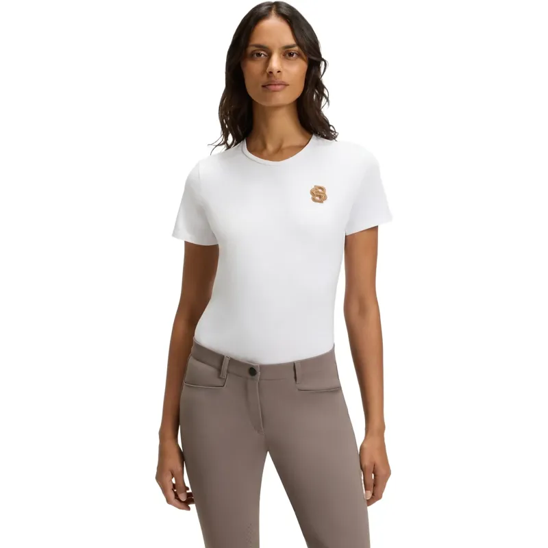 BOSS Equestrian Maya Women's Tee - White