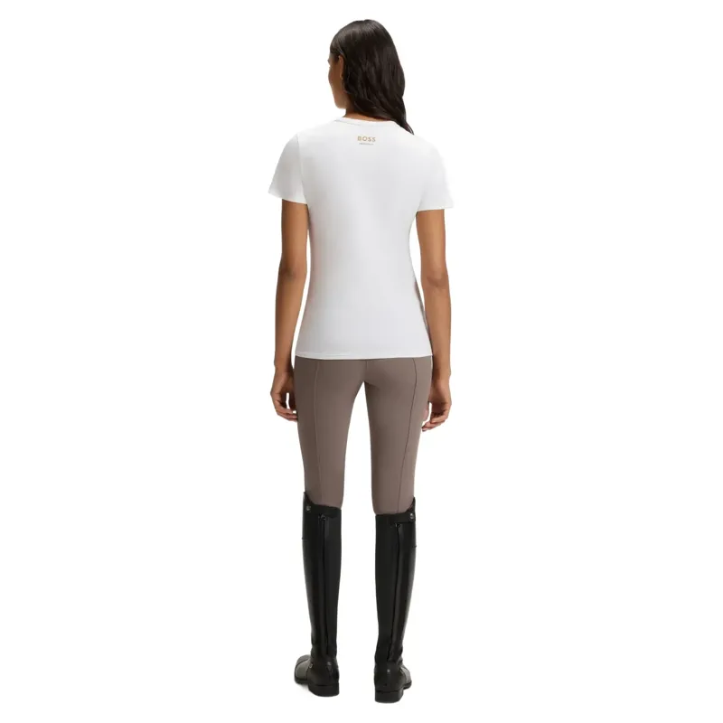 BOSS Equestrian Maya Women's Tee - White-3