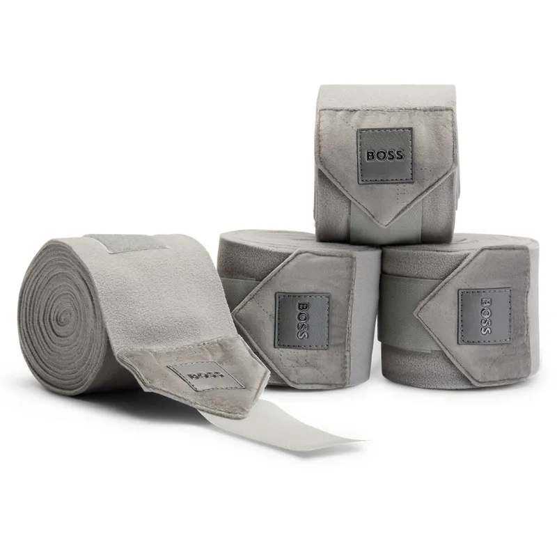 BOSS Equestrian Velvet Polo Wraps - Grey