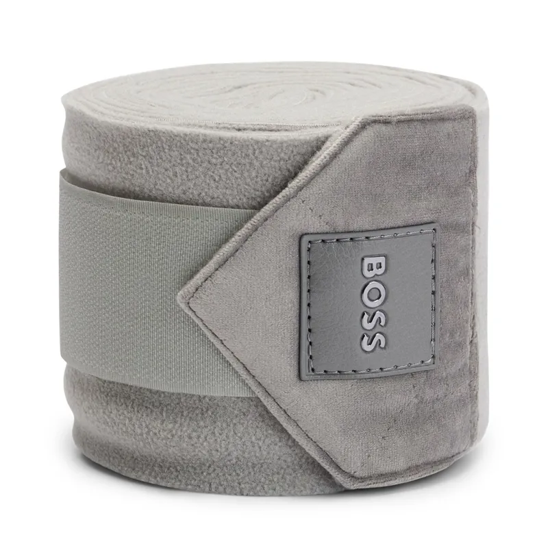 BOSS Equestrian Velvet Polo Wraps - Grey-1