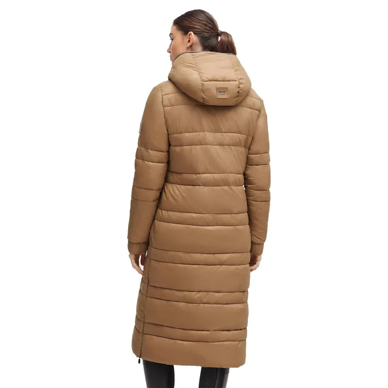 BOSS Equestrian Esmee Ladies Padded Long Jacket - Camel-1