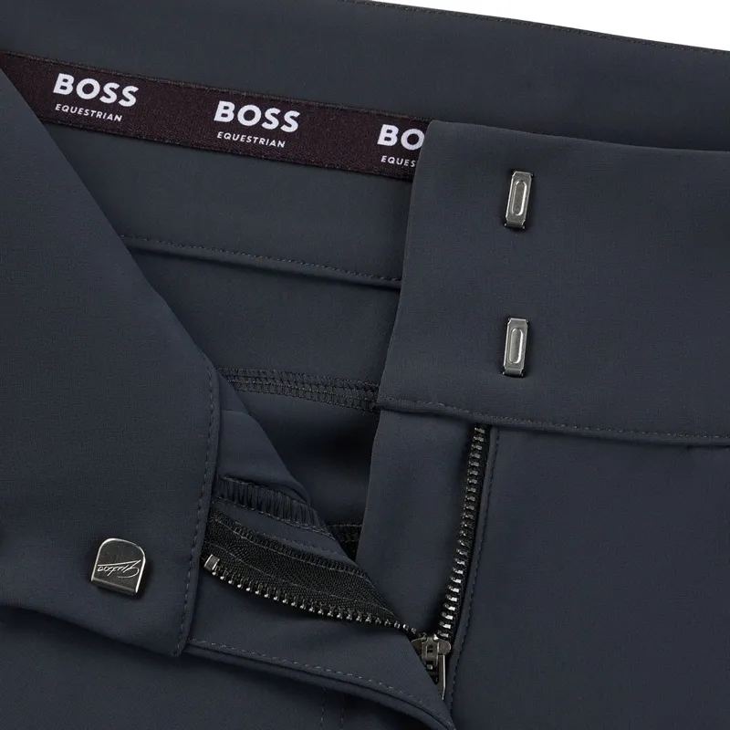 BOSS Equestrian Hannah High Waist Knee Grip Womens Breeches - Grey-4