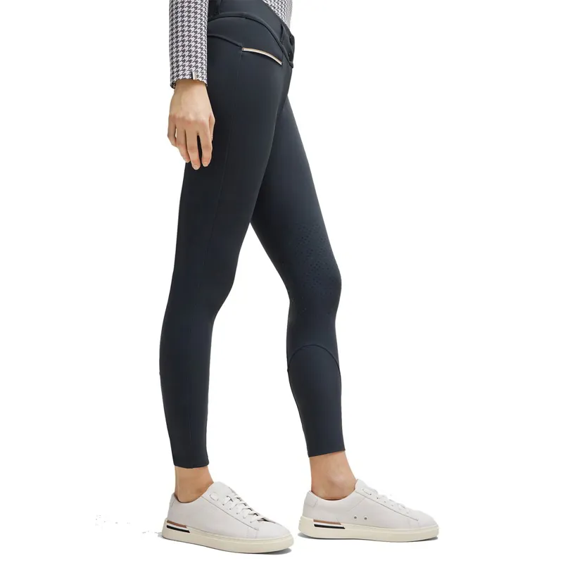 BOSS Equestrian Hannah High Waist Knee Grip Womens Breeches - Grey-3