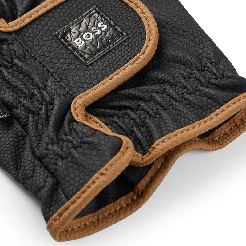 BOSS Equestrian Hybrid Adults Riding Gloves - Black-1