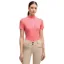 BOSS Equestrian Maira Women's Half-Zip Training Shirt - Pink Stripes