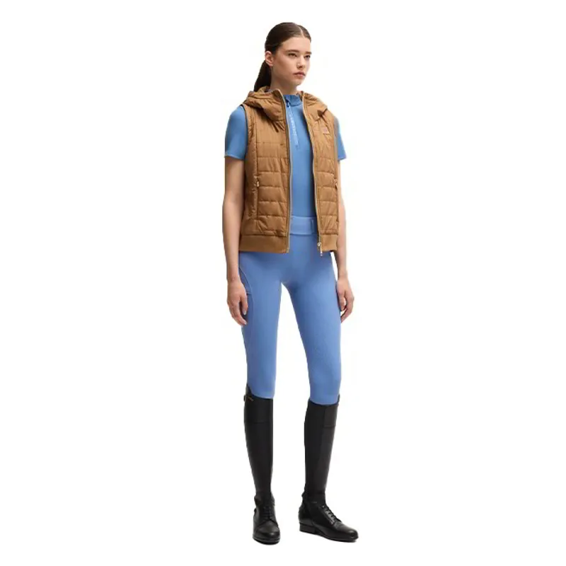 BOSS Equestrian Maira Women's Half Zip Shirt - Riviera Stripes-3