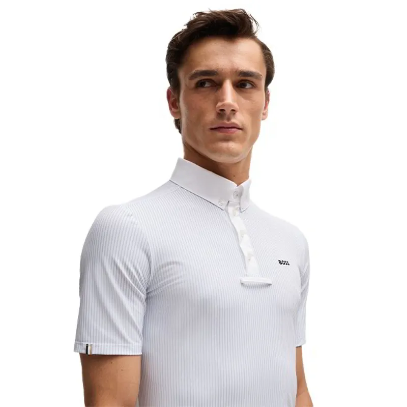BOSS Equestrian Marty Men's Show Shirt - Pinstripes Niagara-3