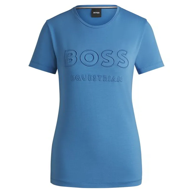 BOSS Equestrian Maya Women's Logo T-Shirt - Riviera-1