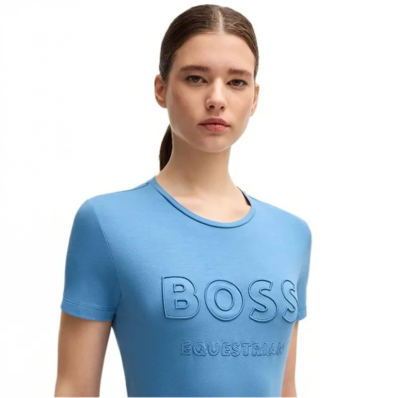 BOSS Equestrian Maya Women's Logo T-Shirt - Riviera-3