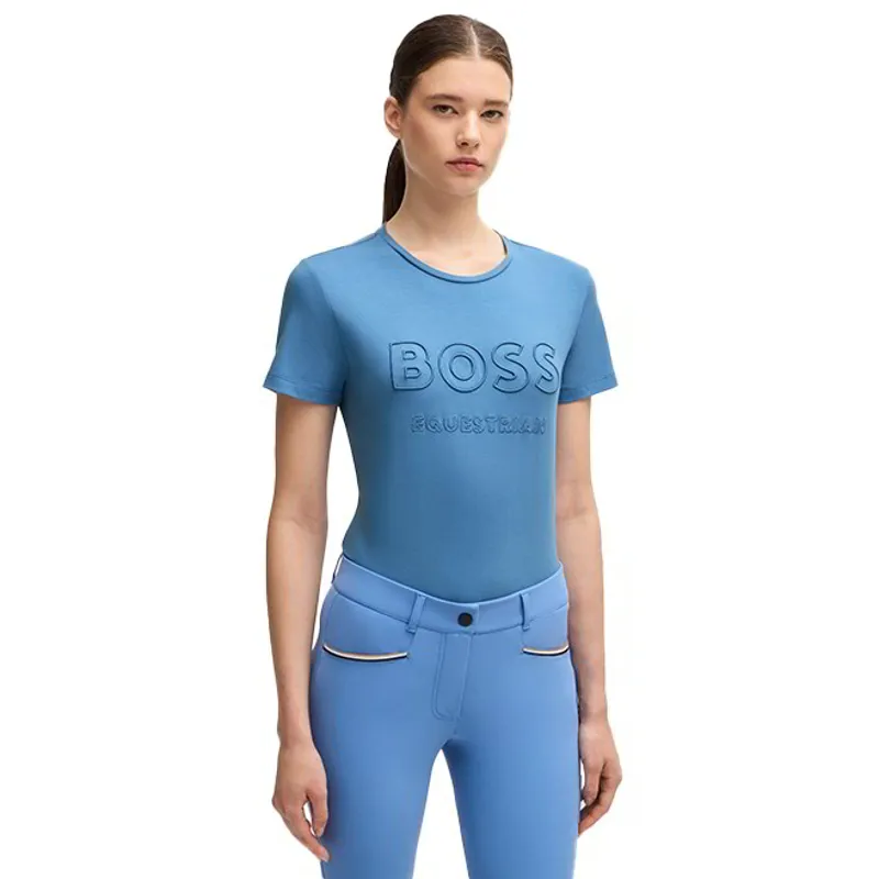 BOSS Equestrian Maya Women's Logo T-Shirt - Riviera