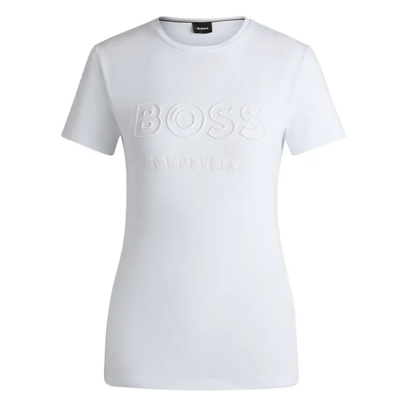 BOSS Equestrian Maya Women's Logo T-Shirt - White-3