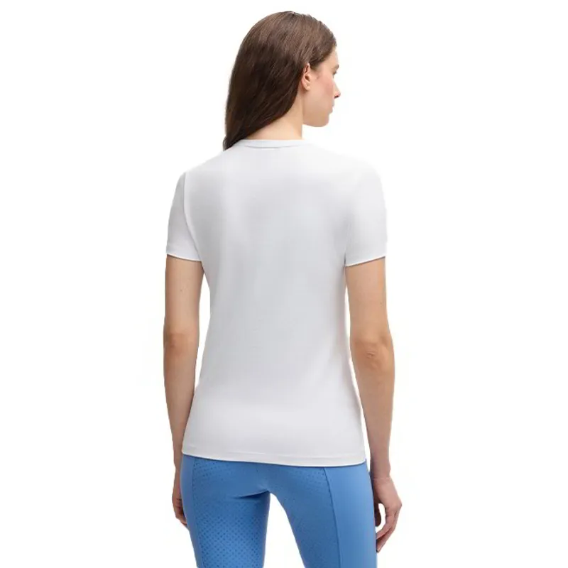 BOSS Equestrian Maya Women's Logo T-Shirt - White-1