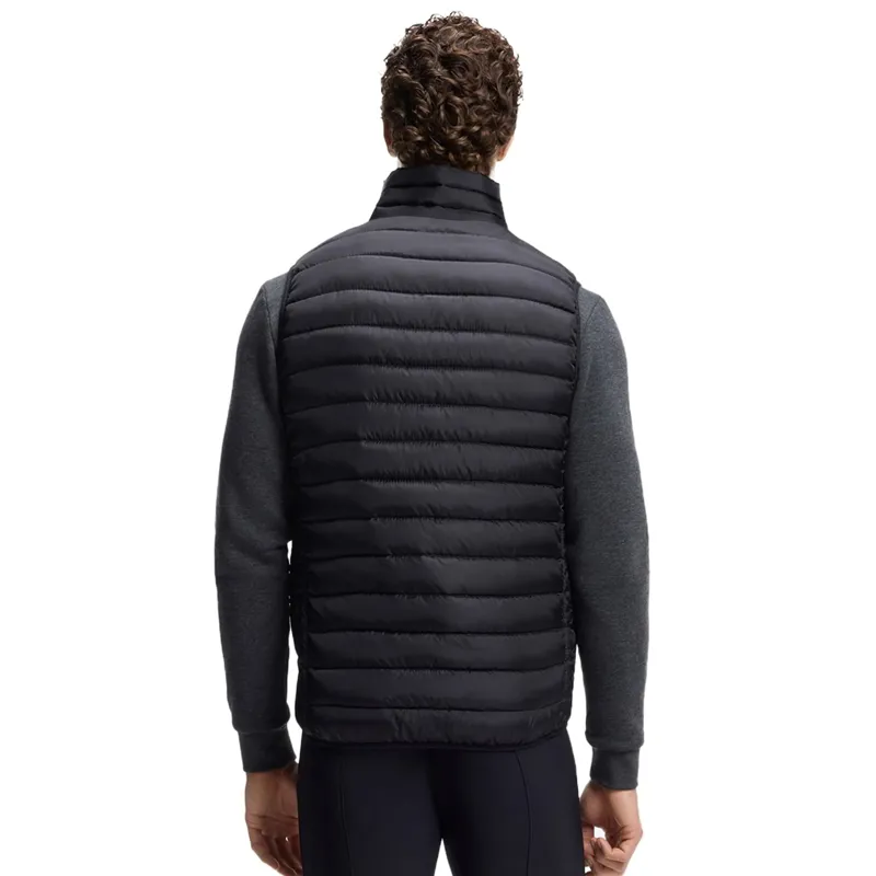 BOSS Equestrian Holiday Monza Men's Puffer Vest - Black-1