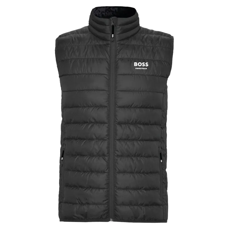 BOSS Equestrian Holiday Monza Mens Puffer Vest - Graphite-2