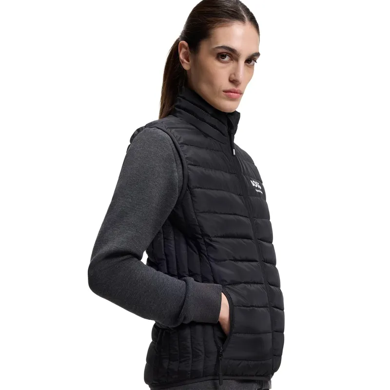 BOSS Equestrian Holiday Nice Womens Puffer Vest - Black-3