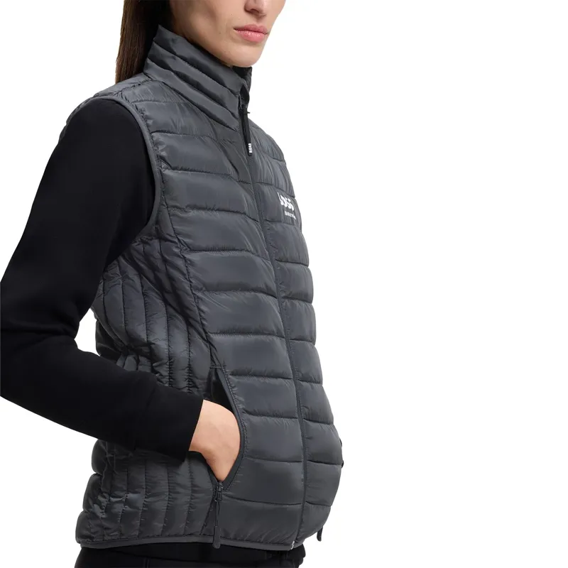 BOSS Equestrian Holiday Nice Womens Puffer Vest - Graphite-3