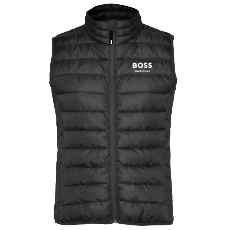 BOSS Equestrian Holiday Nice Womens Puffer Vest - Graphite-2