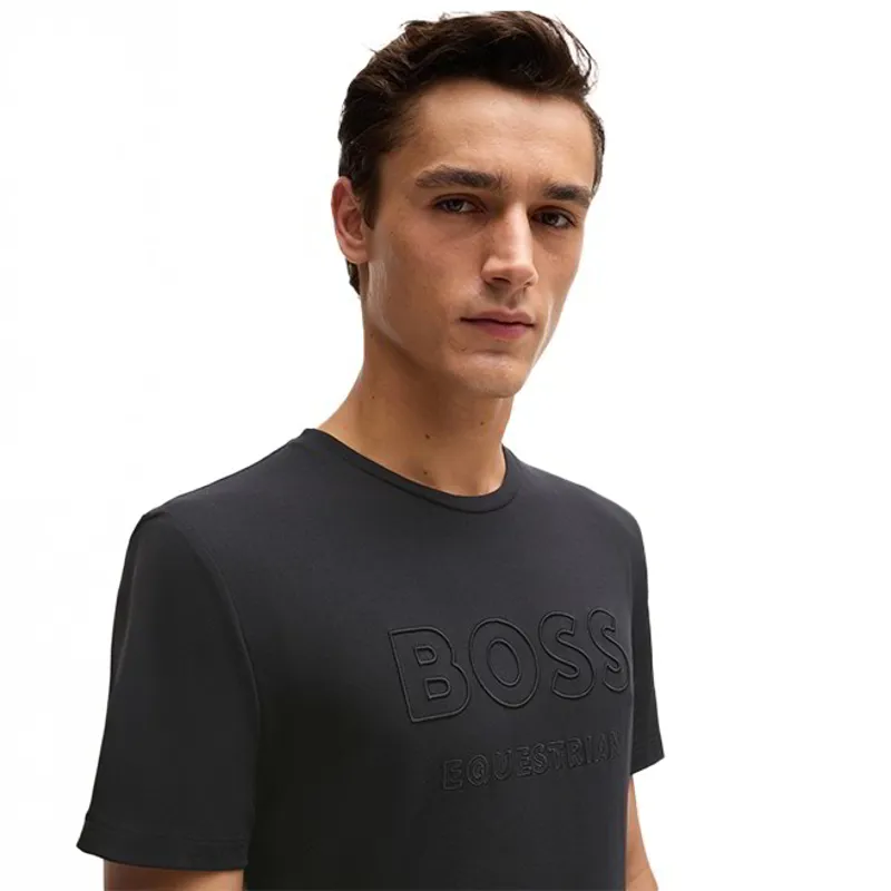 BOSS Equestrian Pierce Men's T-Shirt - Black-3