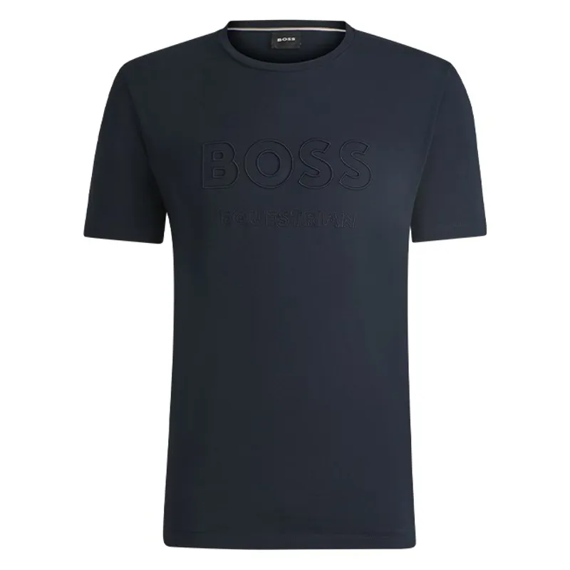 BOSS Equestrian Pierce Men's T-Shirt - Sky Captain-1