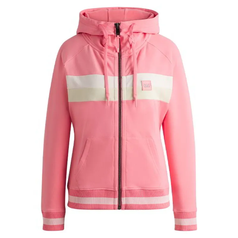 BOSS Equestrian Riva Womens Full Zip Hoodie - Pink-5