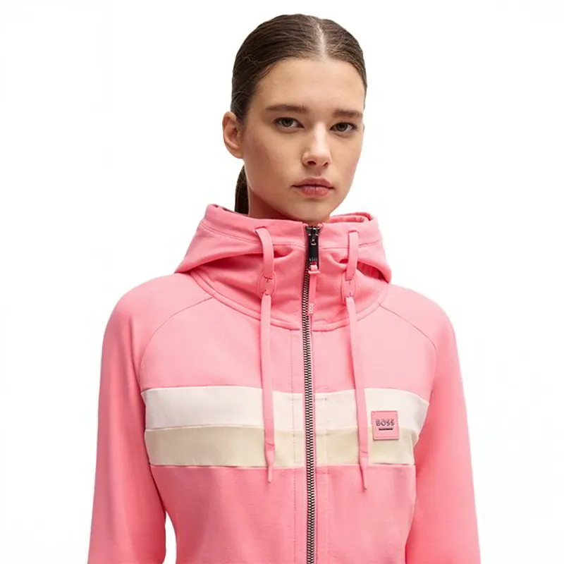 BOSS Equestrian Riva Womens Full Zip Hoodie - Pink-3