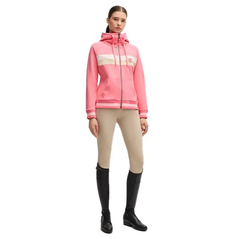BOSS Equestrian Riva Womens Full Zip Hoodie - Pink-4