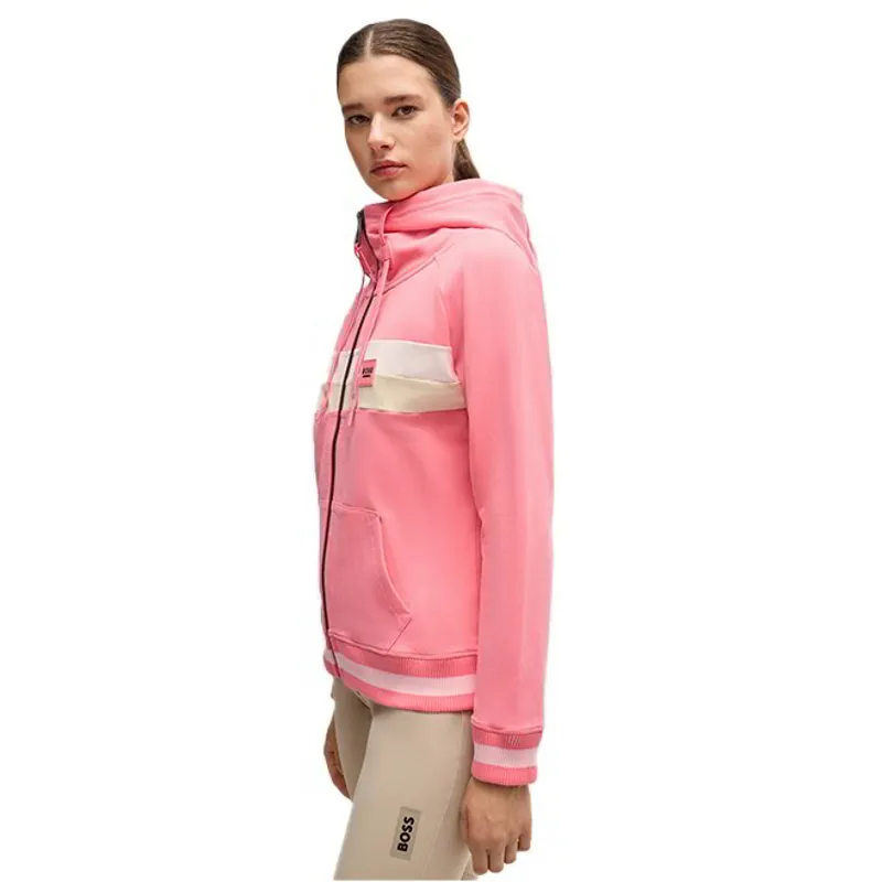 BOSS Equestrian Riva Womens Full Zip Hoodie - Pink-2