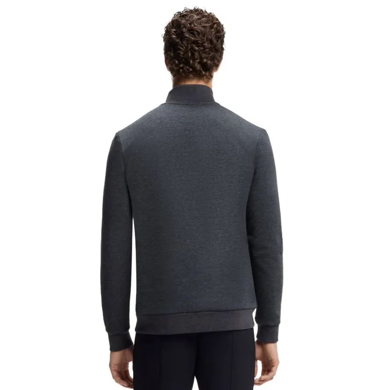 BOSS Equestrian Holiday Rome Men's Training Sweatshirt - Dark Grey/Melange-2