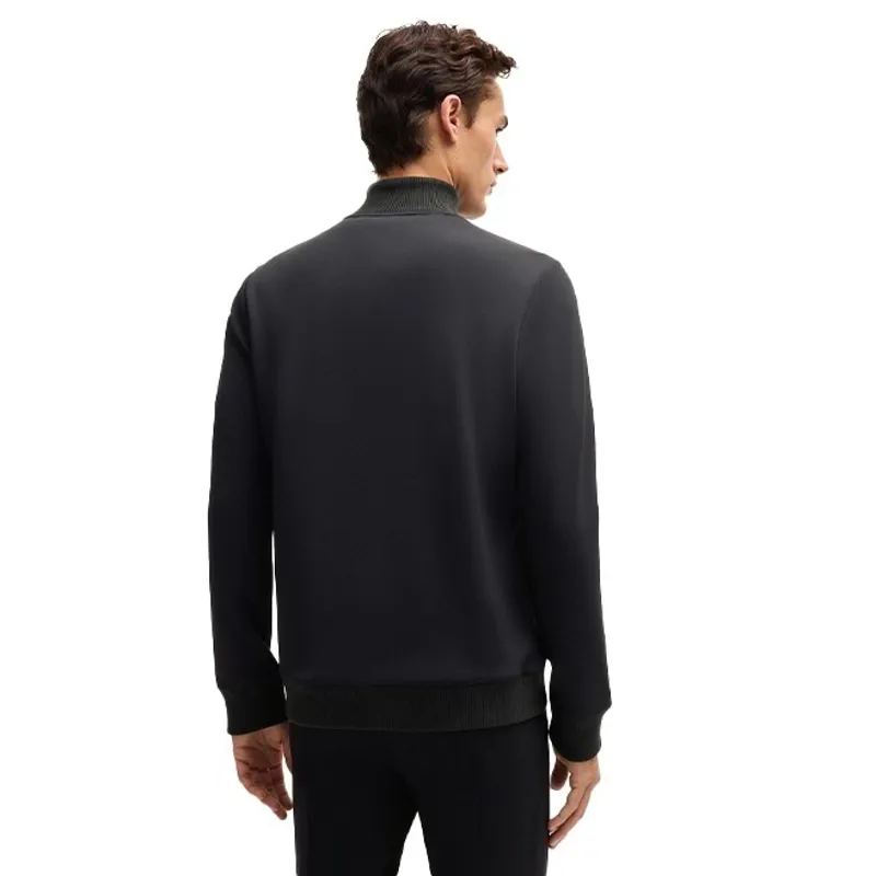 BOSS Equestrian Sammy Men's Function Full Zip Sweater - Black-2