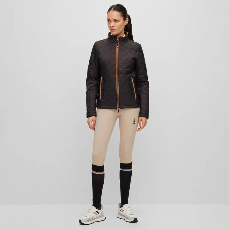 BOSS Equestrian Hailey Full Grip Womens Competition Breeches - Beige-5
