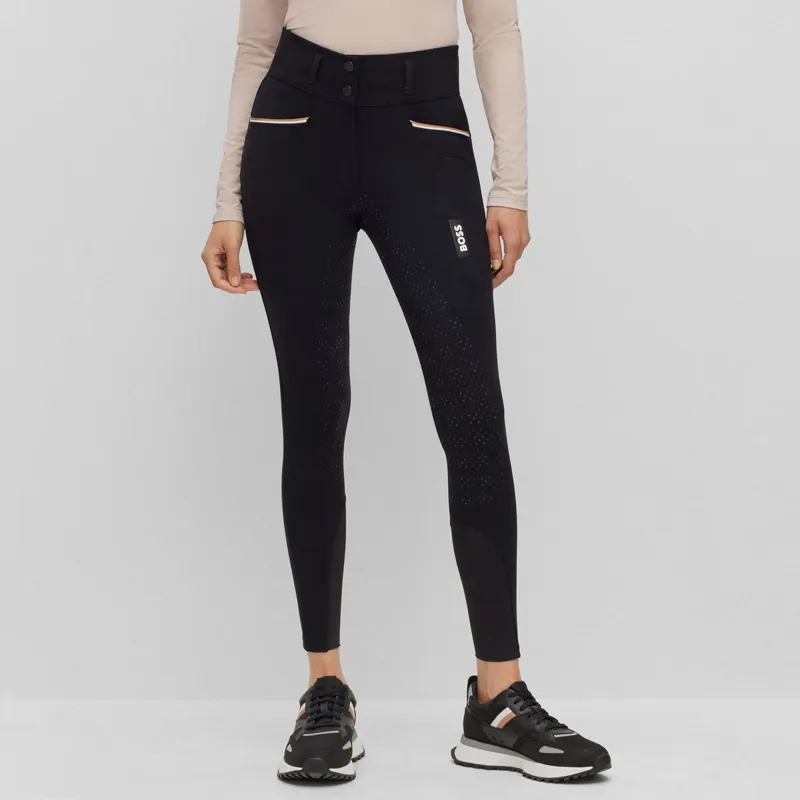 BOSS Equestrian Hailey Full Grip Womens Breeches - Black