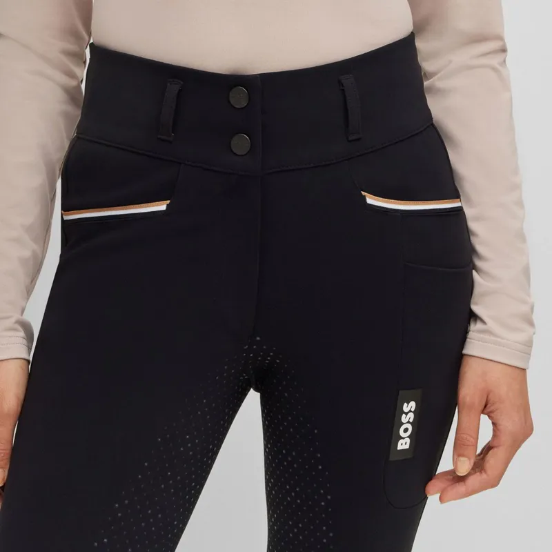 BOSS Equestrian Hailey Full Grip Womens Breeches - Black-4