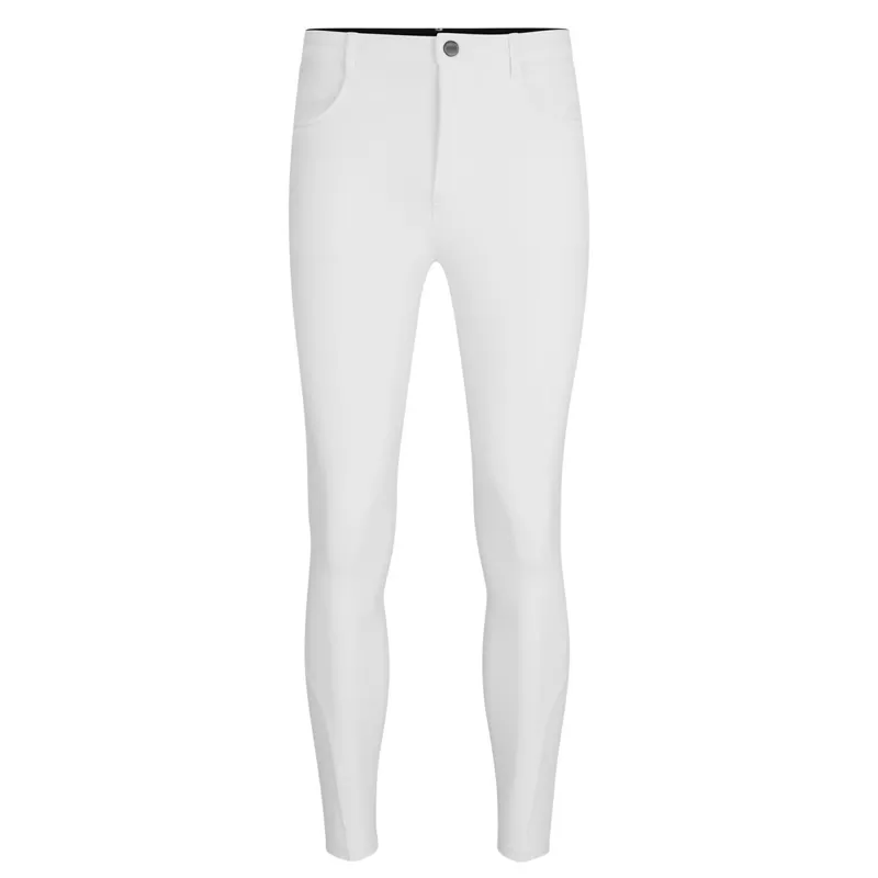 BOSS Equestrian James Knee Grip Men's Competition Breeches - White