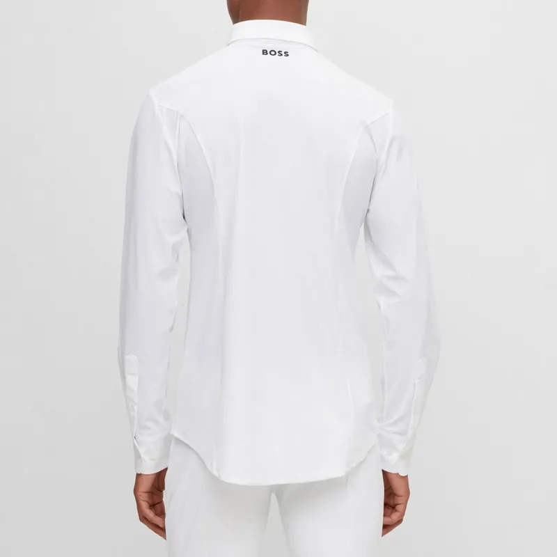 BOSS Equestrian Norman Men's Show Shirt - White-1