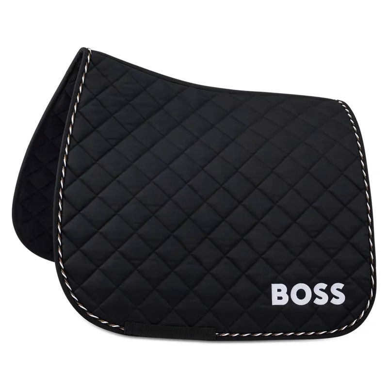 BOSS Equestrian Signature Dressage Saddle Pad - Black