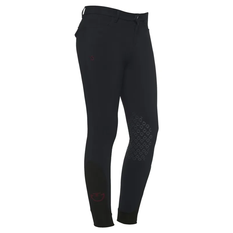 Cavalleria Toscana Junior Boys Knee Grip Breeches - Navy