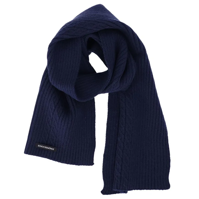 Schockemohle Braided Style Scarf - Dark Navy