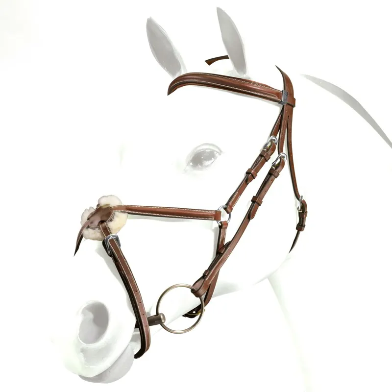 Equipe Emporio Grackle Bridle - Newmarket/Silver-1