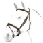 Equipe Emporio Crank Noseband Removable Flash Bridle - Brown/Silver