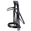 Schockemohle Brindisi Double Bridle - Black/Black/Silver