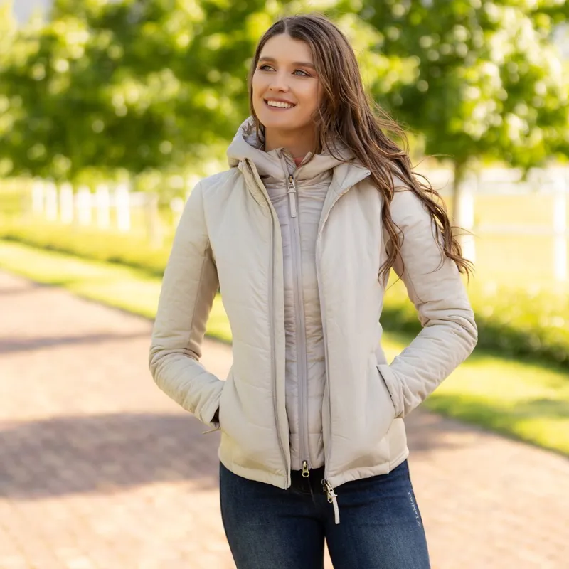 LeMieux Brioney Ladies Hybrid Jacket - Stone-6