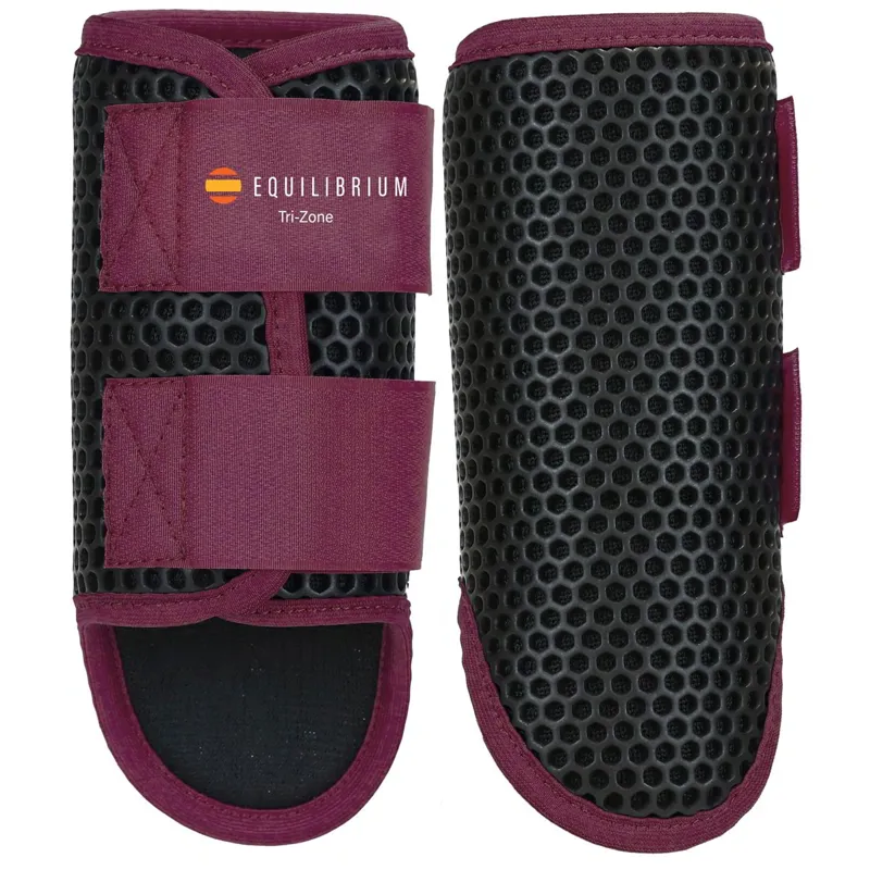 Equilibrium Tri-Zone Brushing Boots - Plum